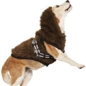 Star Wars Chewbacca Dog Hoodie, Brown Brand New